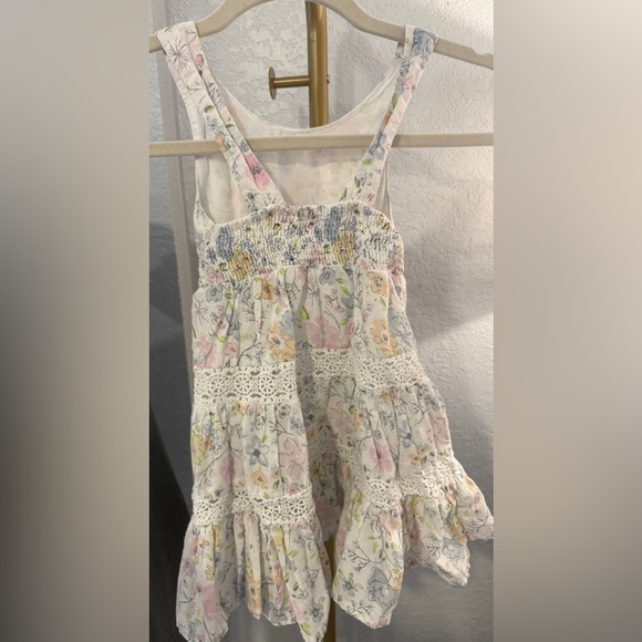 Tommy Bahama Girls Floral Tiered Dress Size 2T Crochet Lace Summer Sundress - Picture 7 of 8